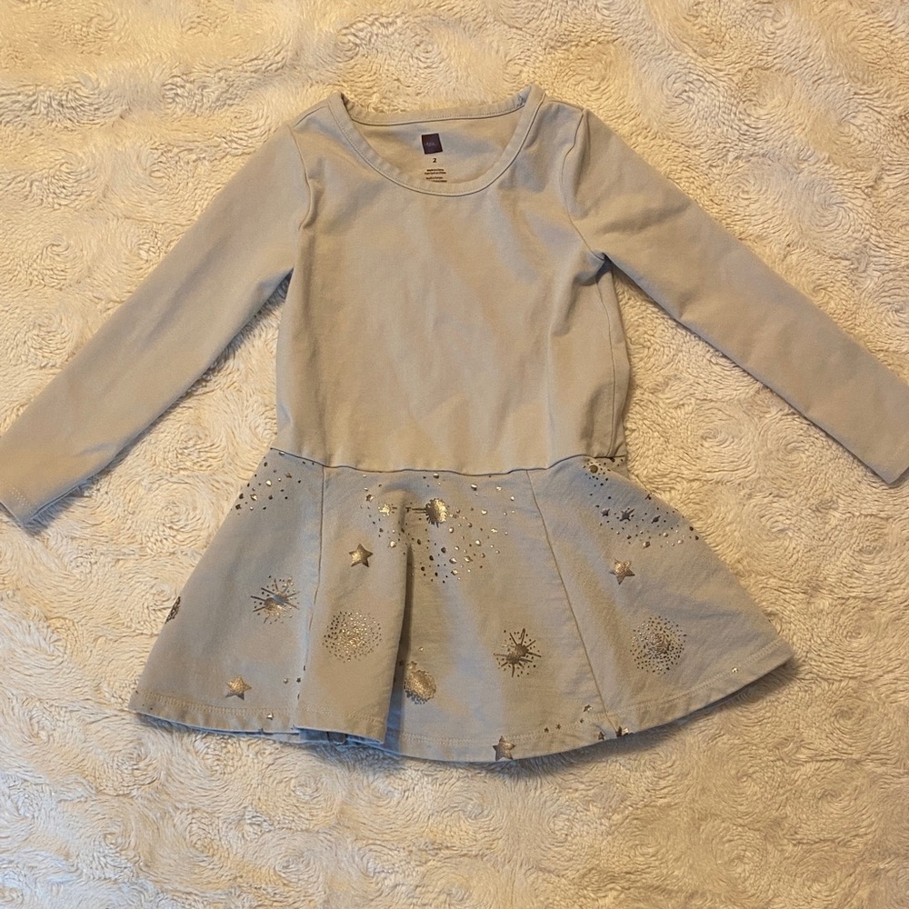 Tea Collection Grey Outer Space Dress